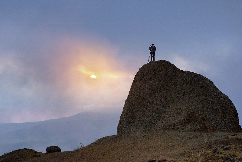 фотограф, солнце Выше солнца.photo preview