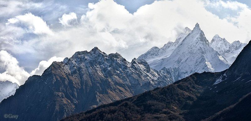 домбай,горы Облачные Лезвияphoto preview