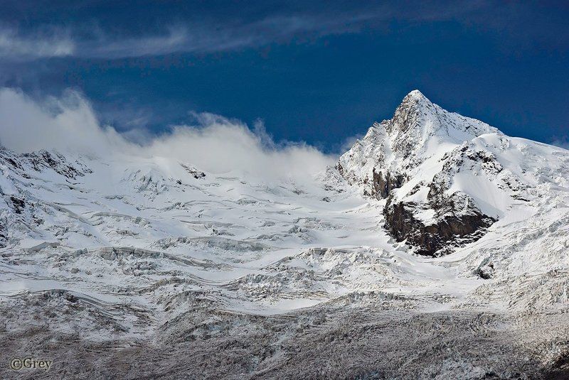 ледник,домбай,горы Дыхание ледникаphoto preview