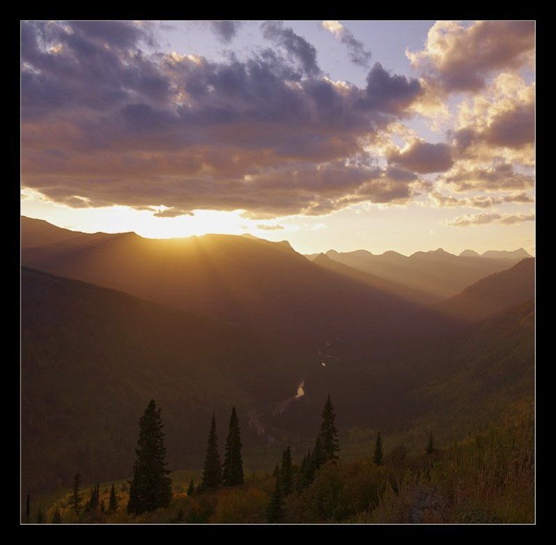 Sunset In the Rocky Mountainsphoto preview