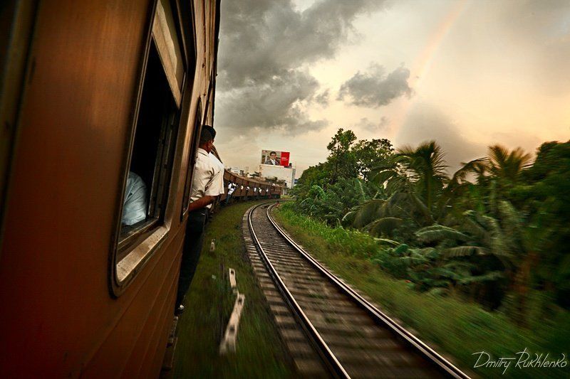 шри ланка, поезд, радуга Поезд до радуги. Шри Ланкаphoto preview