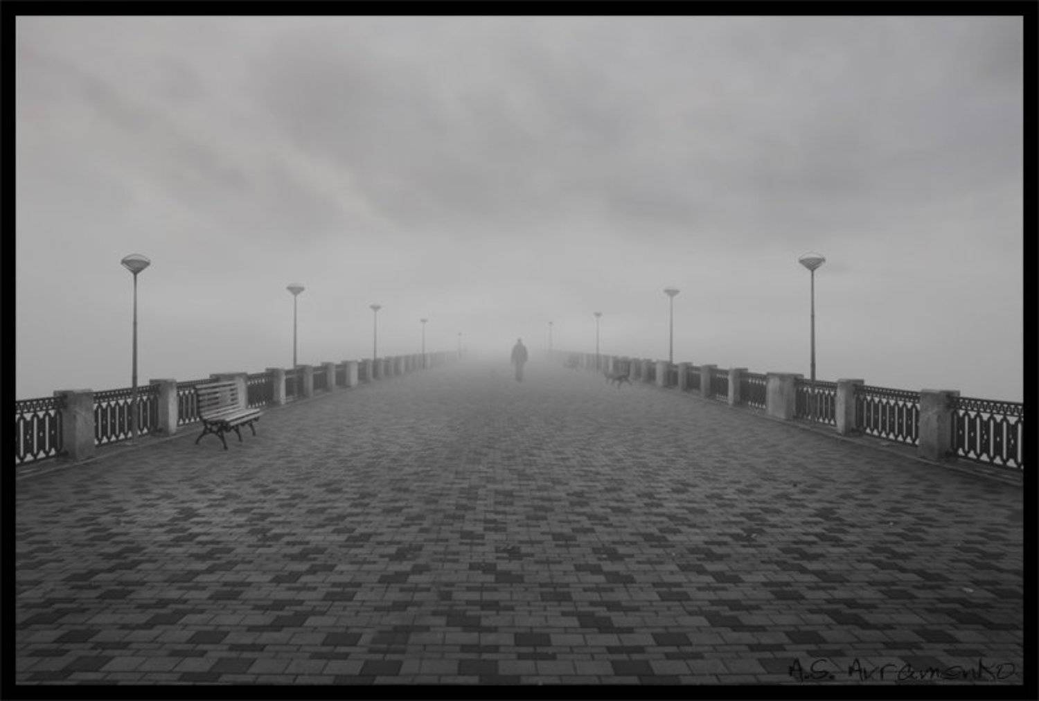 Путь в никуда… (ч.2). Автор: Анатолий Авраменко туман, набережная, Анатолий Авраменко