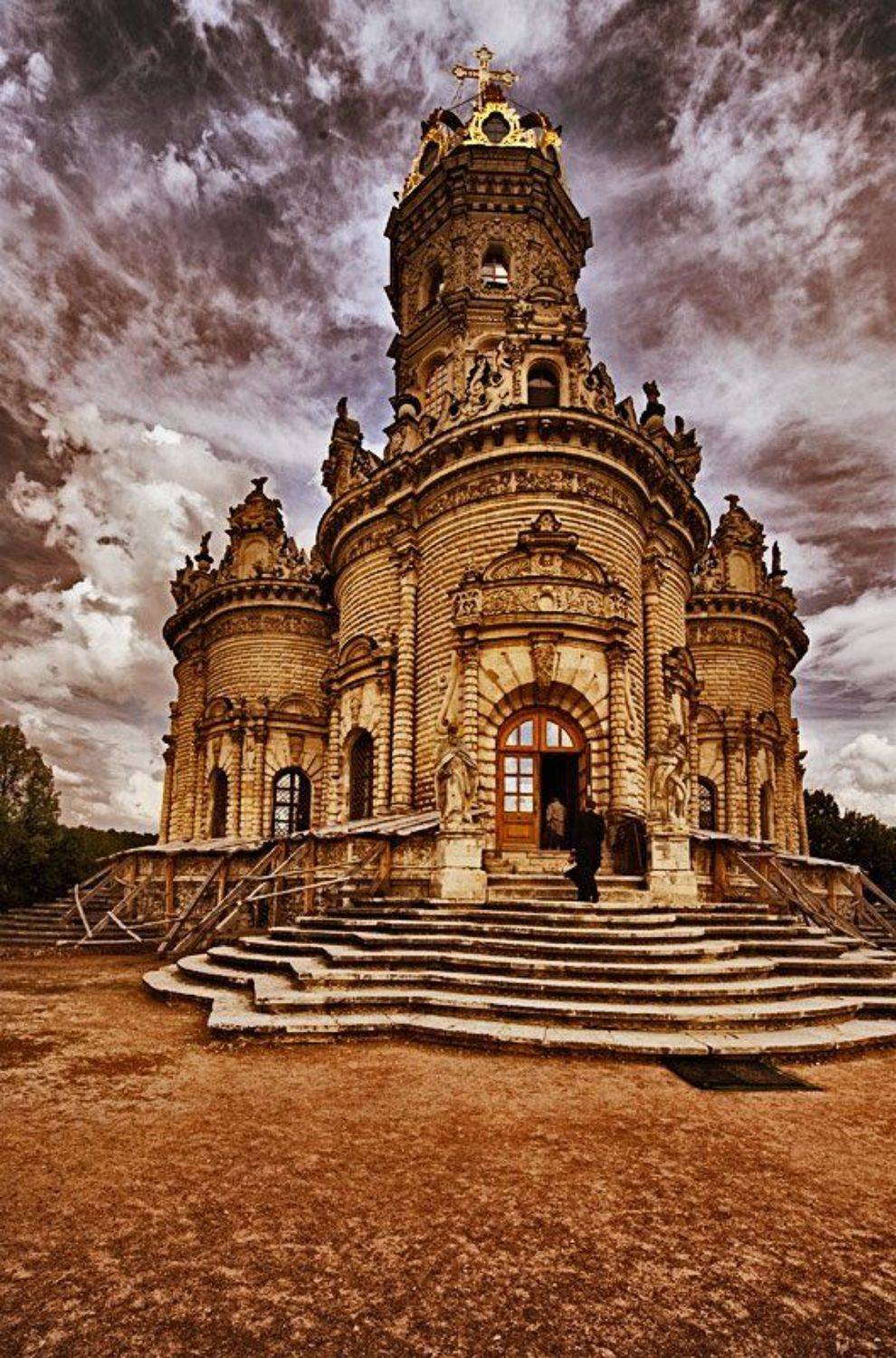 Храм в Дубровицах. Автор: Ольга Новикова история,красота, Ольга Новикова