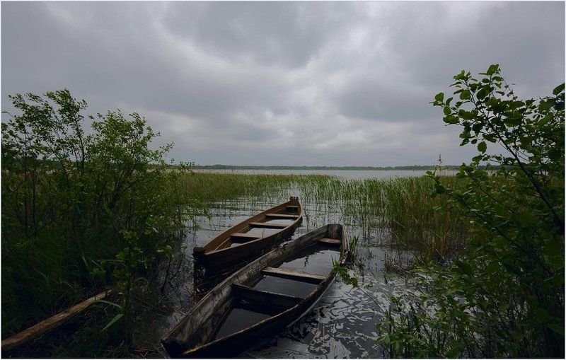 лодка, озеро photo preview