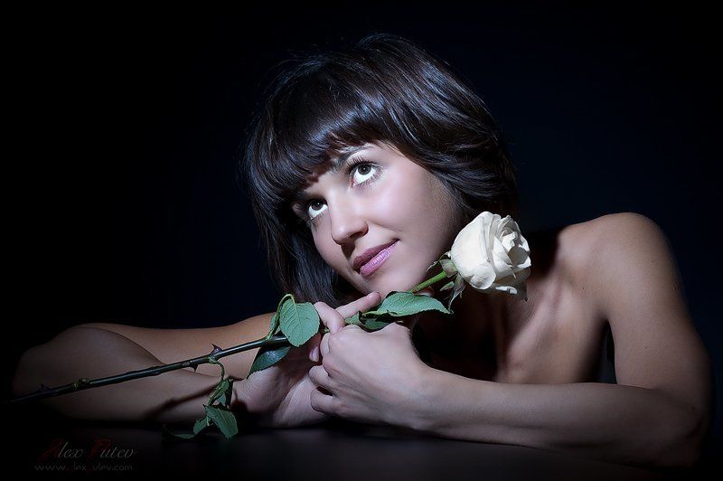 мечты,девушка,портрет,свет,тень Мечты фото превью