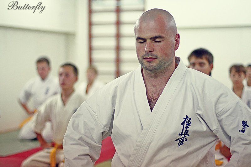 карате, киокушин, сенсей уснул :)photo preview