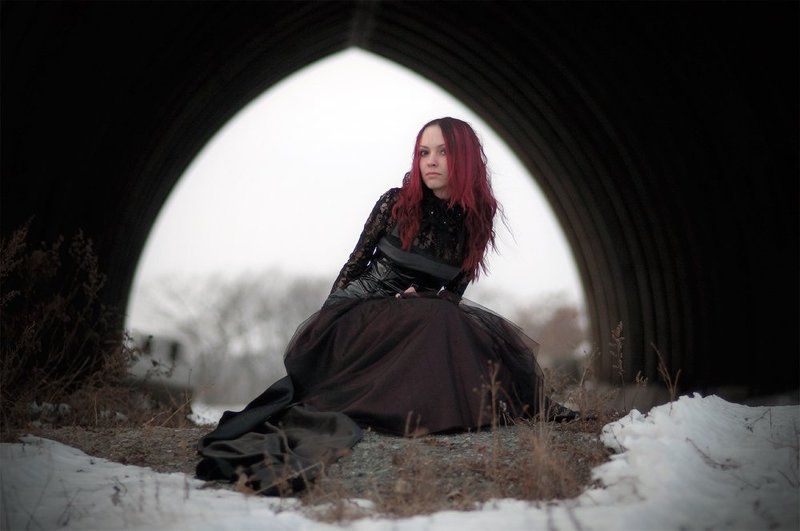 volavolko, девушка, готика ***photo preview