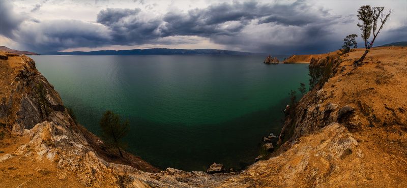 Байкал, Берег, Лето, Небо, Озеро, Ольхон, Остров, Пейзаж, Природа, Сибирь, Скалы Полная чаша.photo preview