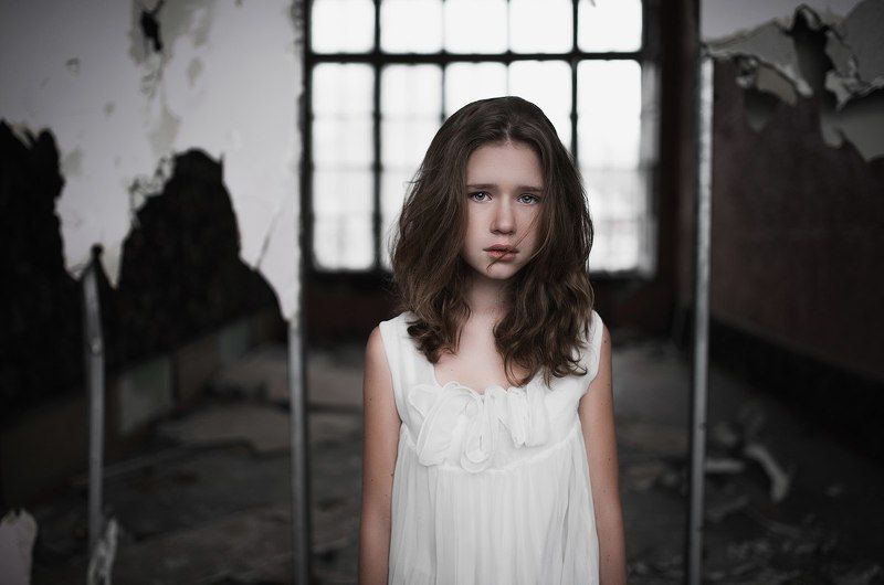 Безвыходность, Безысходность, Грусть, Девочка, Одиночество, Тишина Тишинаphoto preview