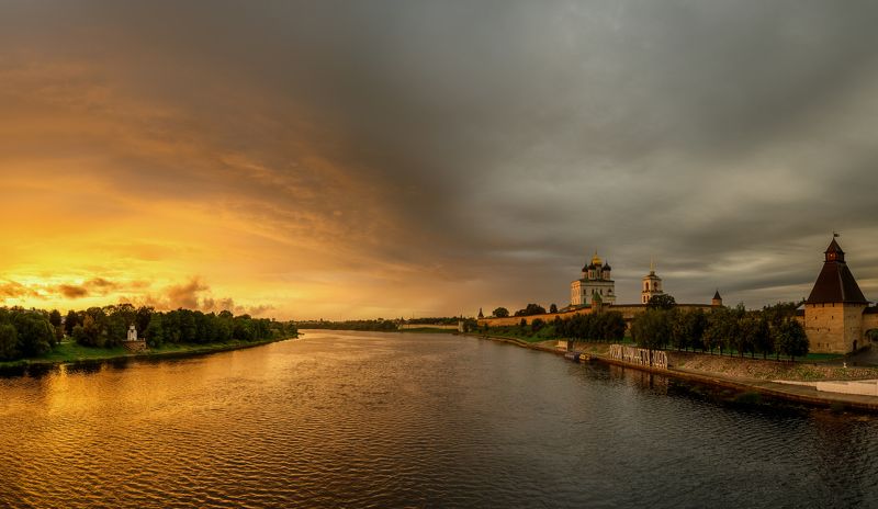 псков, пейзаж, Субботаphoto preview