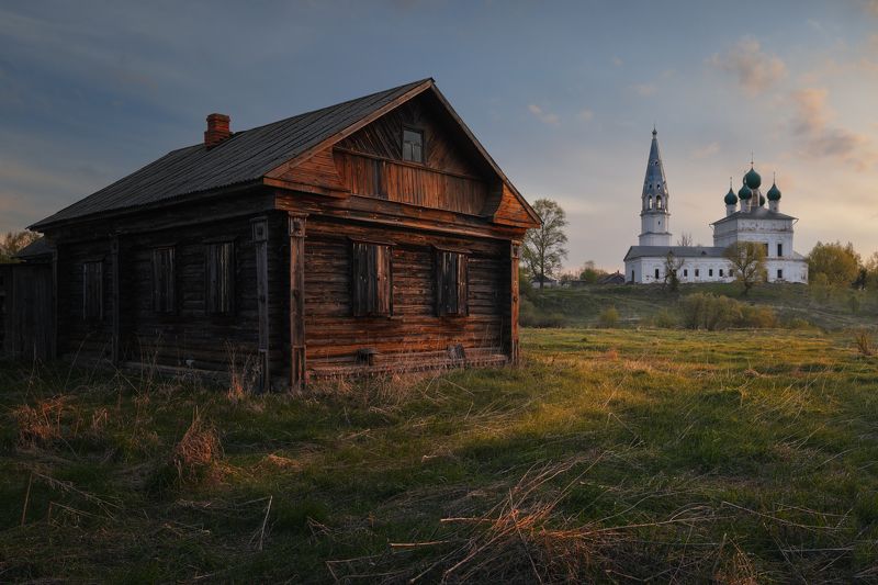 пейзаж,рассвет,осенево Деревенскаяphoto preview