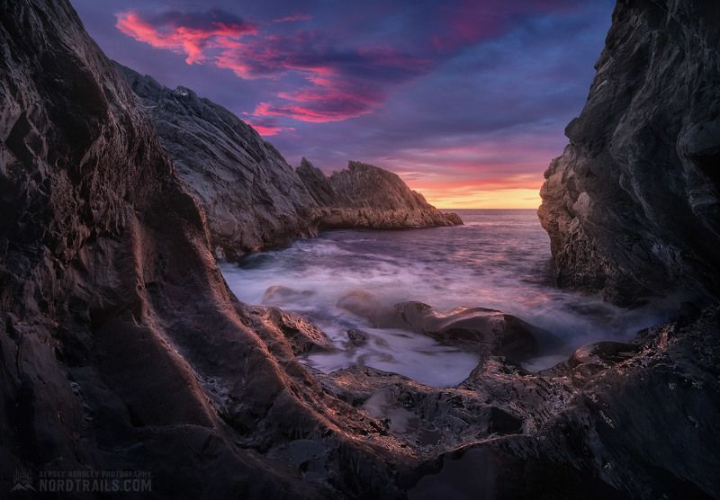 кольский, рыбачий, Закатный момент на полуострове Рыбачийphoto preview