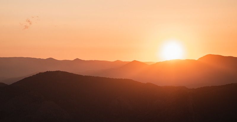 Крым, природа Крыма, Судак, Перчем На закатеphoto preview