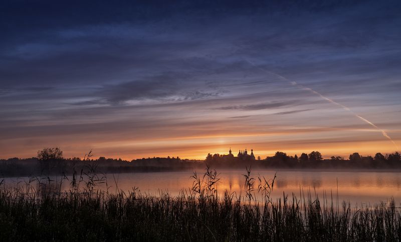 ферапонтово, рассвет, утро, вологодская область, туман Полосатый рассветphoto preview