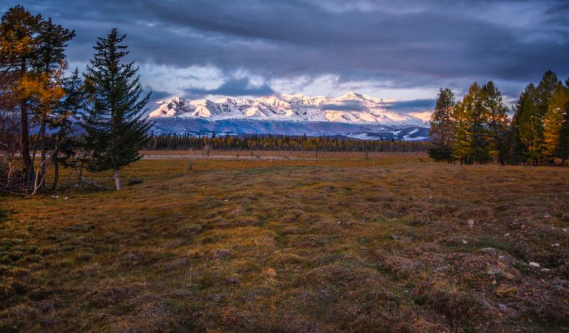 алтай, горы, утро, рассвет, северо-чуйский, хребет, осень Рассвет в горахphoto preview