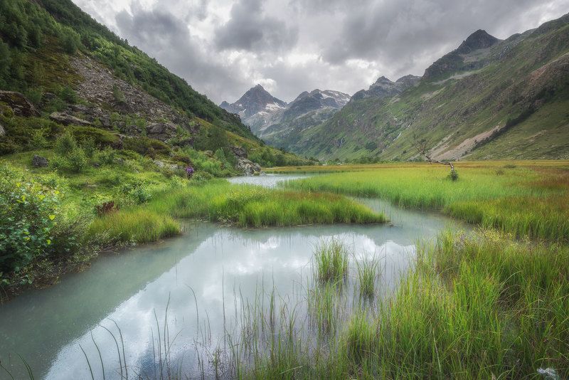 водопад, узункол, мырды Все оттенки зеленого Узунколаphoto preview
