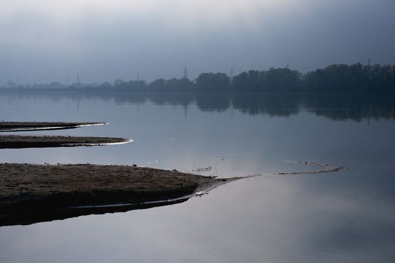 пейзаж, река, отражения Зеркалоphoto preview