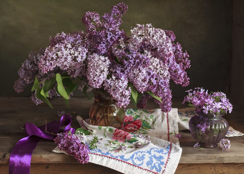 сирень, весна, букет Сирень фото превью