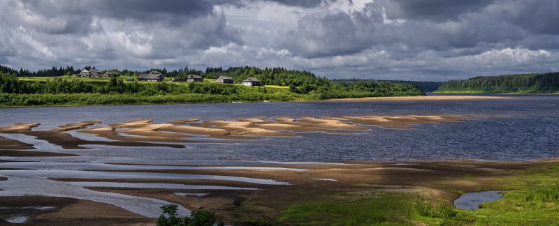 пинега, архангельская область, отмель Пинегаphoto preview
