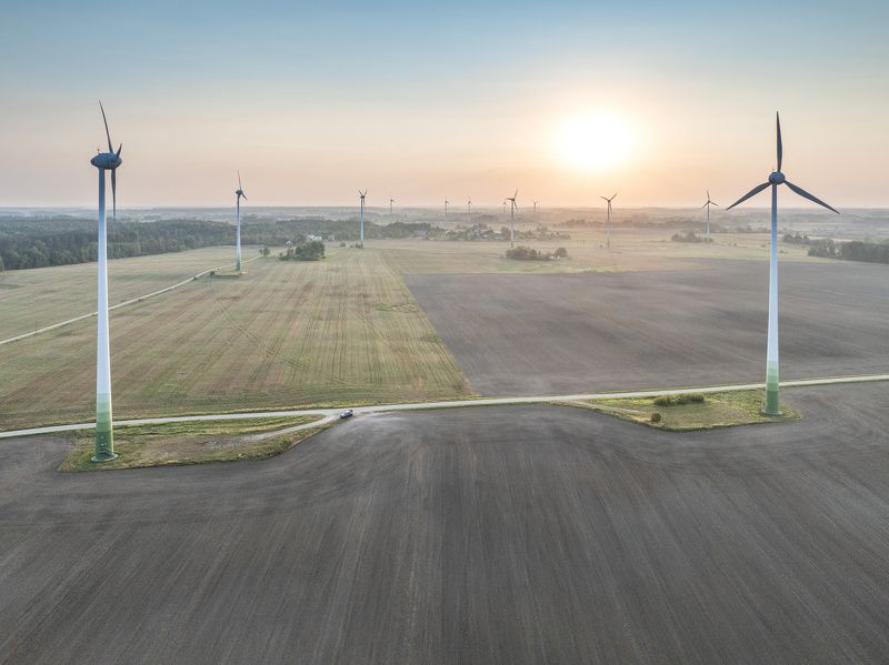 #windmill #ветряк #morning #утро Утро в сентябре фото превью