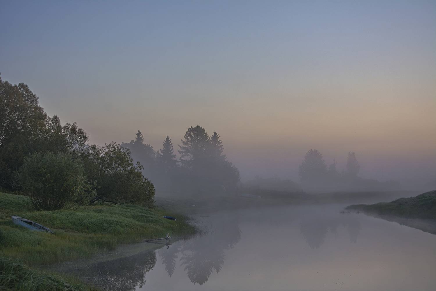 Утро на реке. Автор: Волоцков Александр , Волоцков Александр