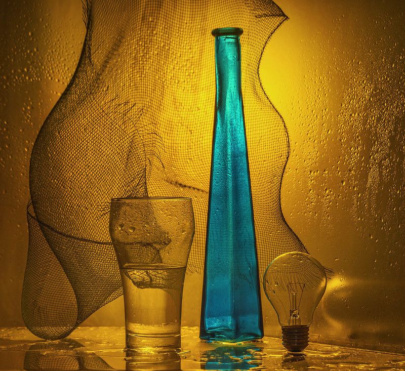 Свет и стекло в натюрмортеphoto preview