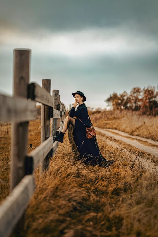 осень женский портер photo preview