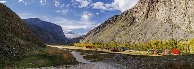 Алтай, Горный алтай, Горы, Дикая природа, Осень, Панорама, Пейзаж, Природа В каньоне Чулышман.photo preview