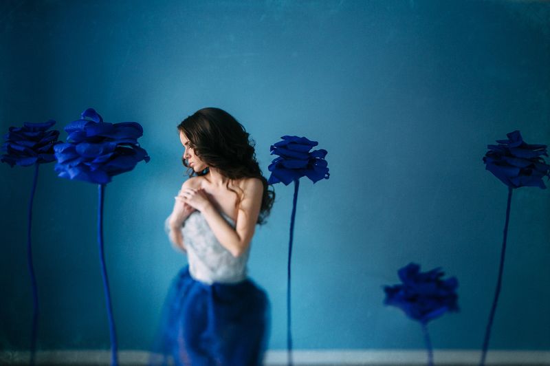 Blue flowersphoto preview