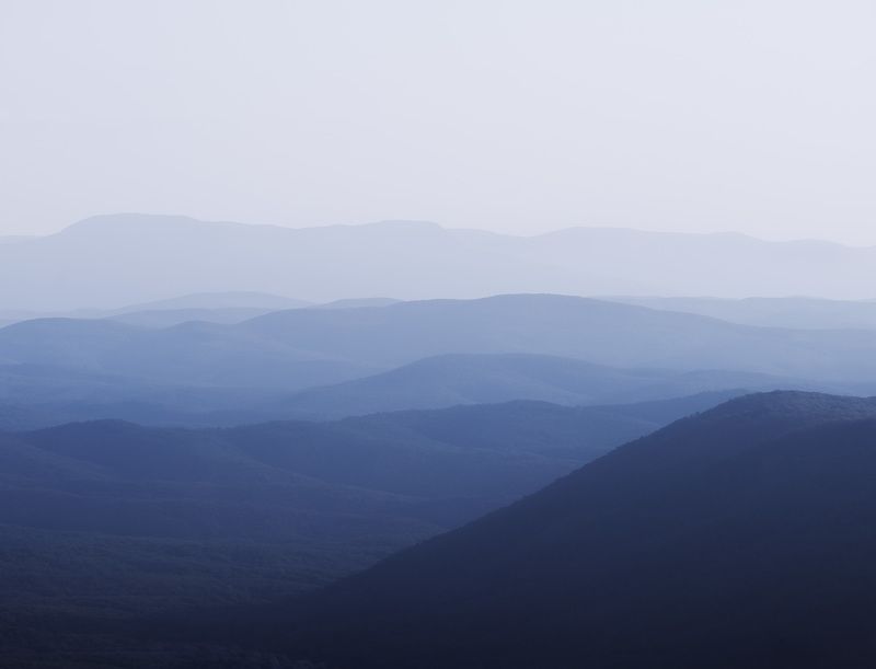 горы, закат Градиентыphoto preview