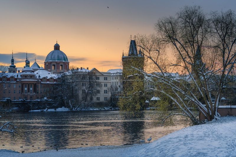 чехия прага утро Прагаphoto preview