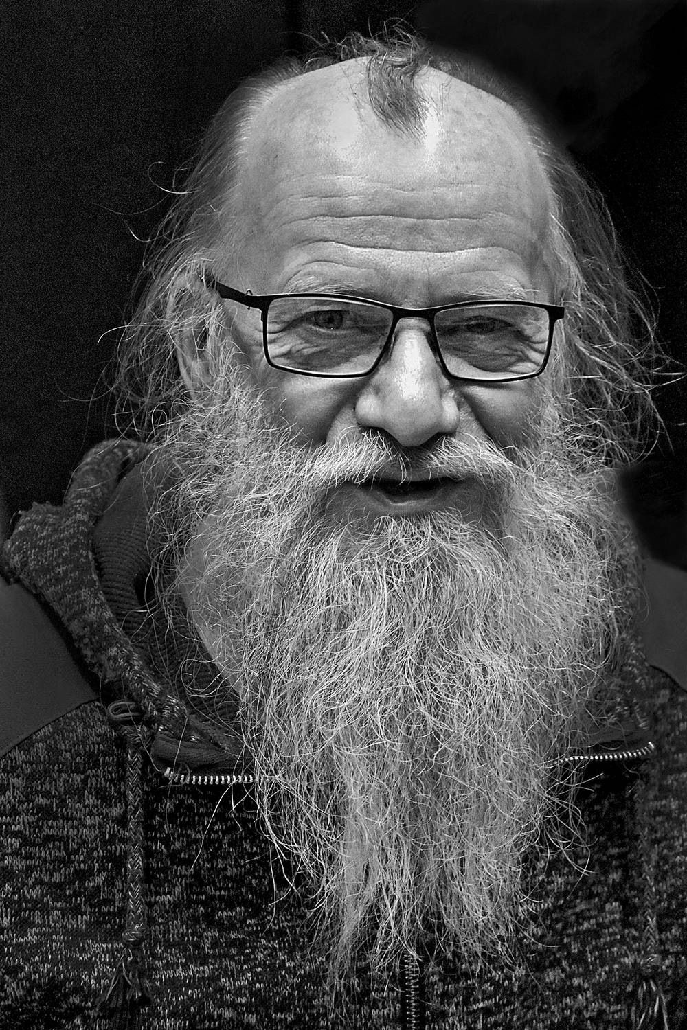 Мастер живой фотографии. 2024.. Автор: Николай Смоляк портрет, мужчина, борода, чб, апатиты, Николай Смоляк