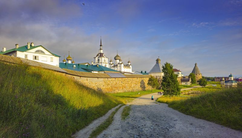 соловки, соловецкий монастырь, Вечереет...photo preview