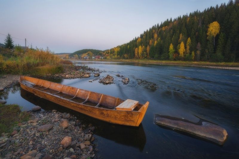 Осенний вечер на Усьвеphoto preview