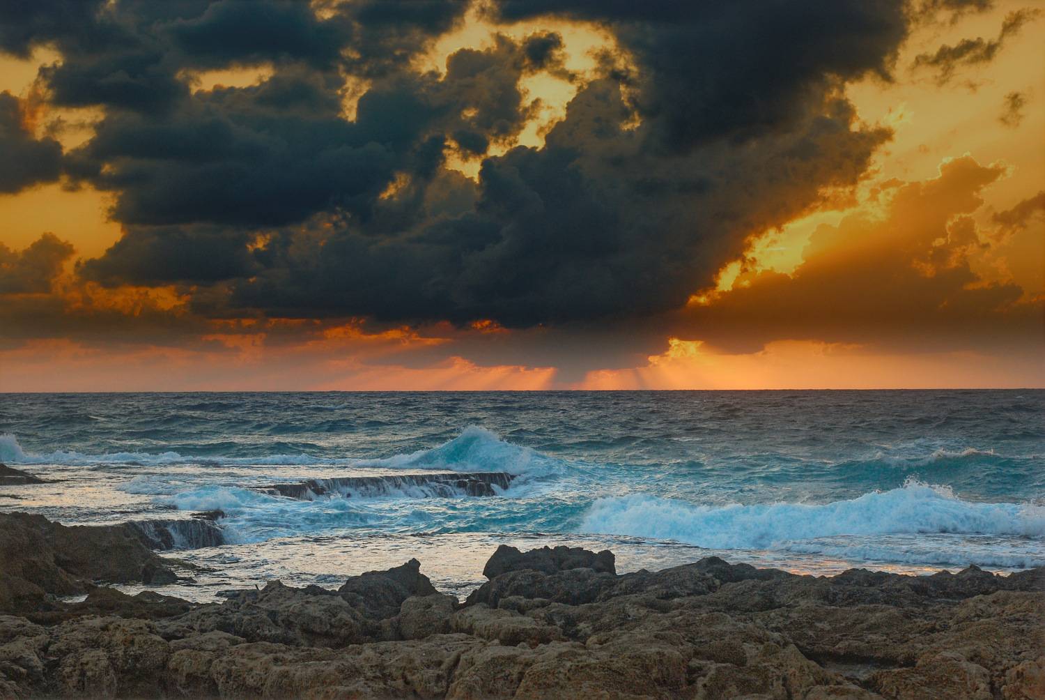 Mediterranean Sea, Sunset. Автор: David Solodar , David Solodar