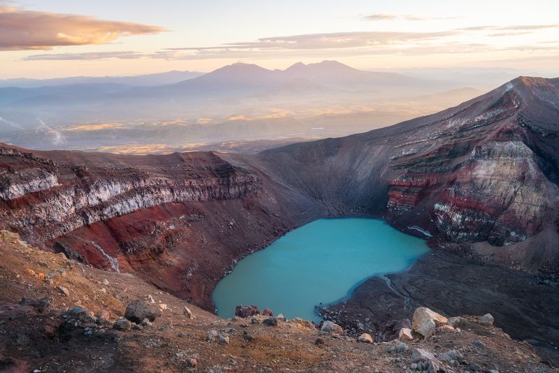 Закат на вулкан Горелый. Камчаткаphoto preview