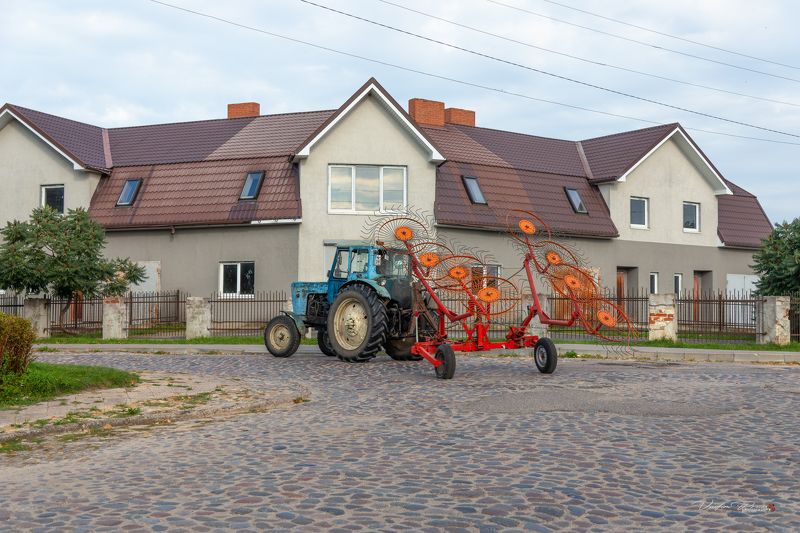 Синий трактор.photo preview