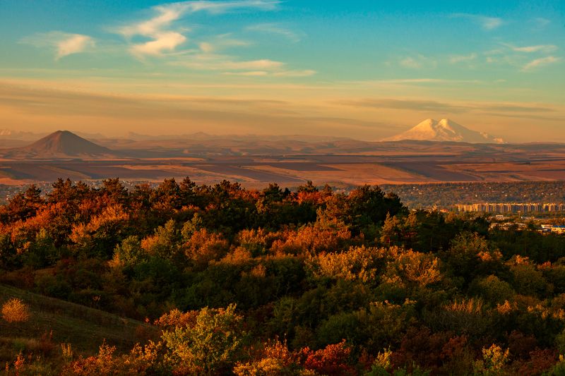 утро,кмв,эльбрус,природа,пейзаж,осень Утро осеннего равноденствияphoto preview