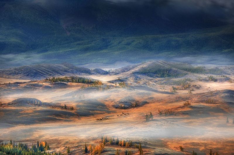 алтай, осень, чуя, чуйский тракт, путешествие, природа, горы Осенние уголки Алтая. фото превью