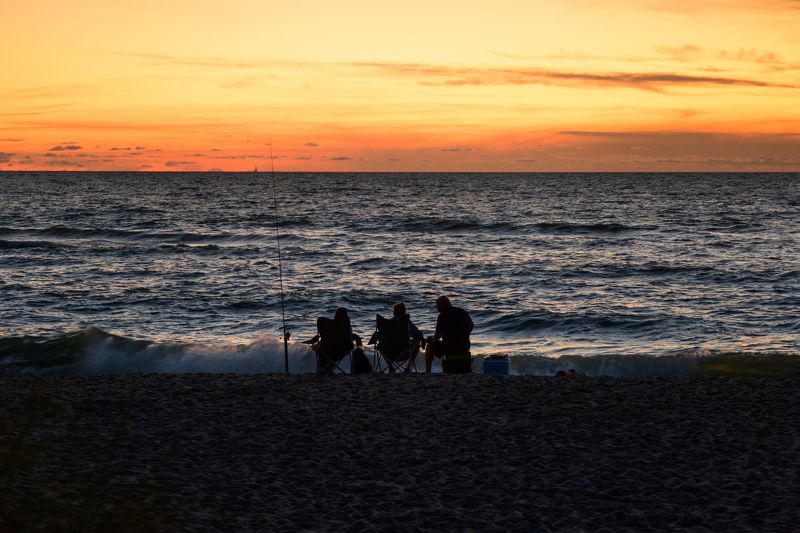 калининград, балтийское_море, закат *photo preview