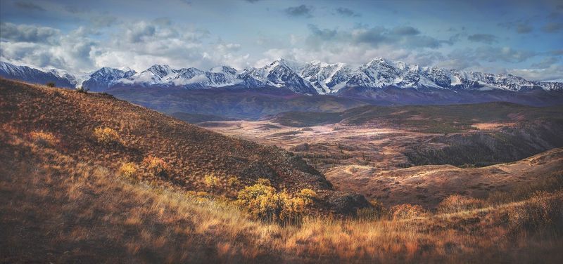 алтай, осень, чуя, чуйский тракт, путешествие, природа, горы, счх Творчество осени. Алтай фото превью