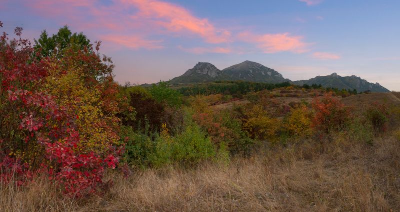 сентябрь,бештау,пейзаж,гора,кмв На закатеphoto preview