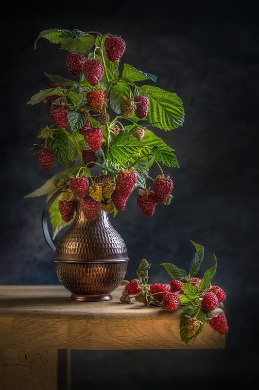 малина, букет, ягоды photo preview