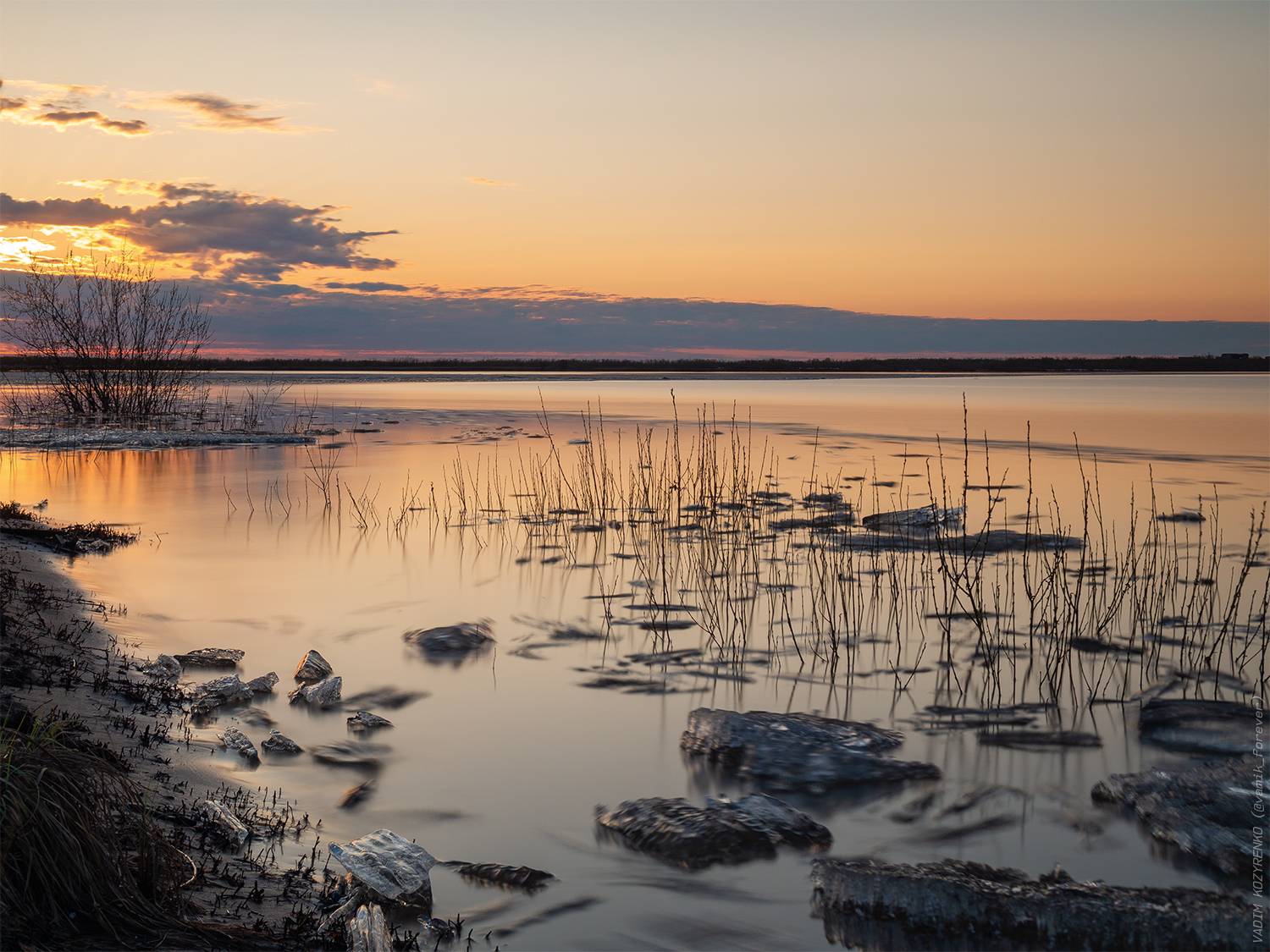 Весенний лёд. Автор: Вадим Козыренко нарьян-мар, заполярье, север, нао, весна, лёд, Вадим Козыренко
