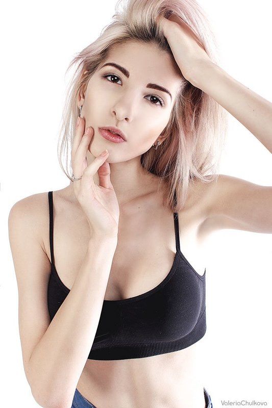 Black & white, Black and white, Fashion, Girl, Portrait, Studio, Женский портрет, Красивая девушка, Портрет девушки anitaphoto preview