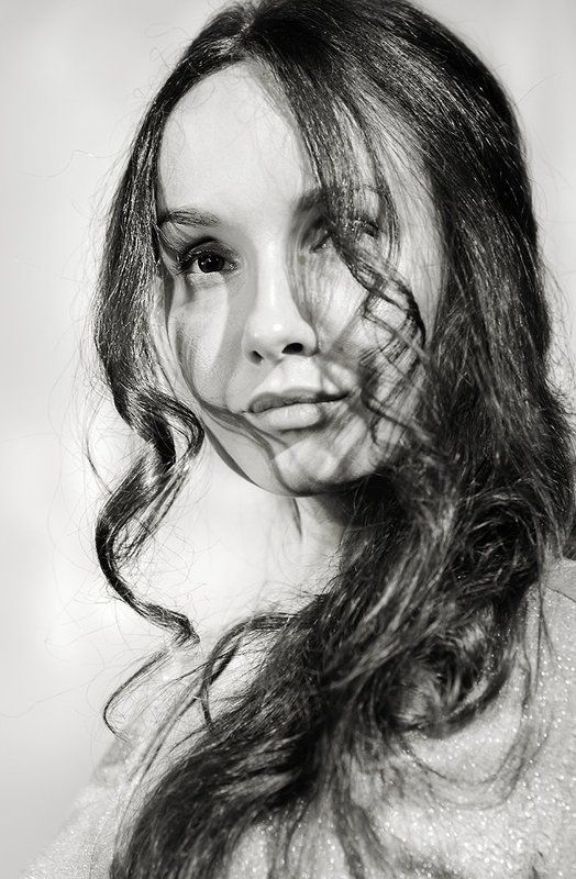 портрет, студия, волосы, тени, локоны, девушка, Локоны...photo preview