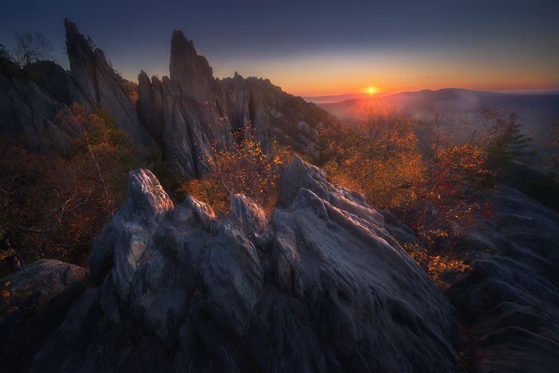 таганай, перья, двуглаваясопка Рассвет на Таганаеphoto preview