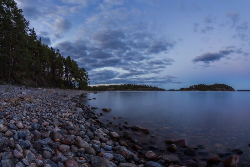 Карелия, Ладога, Ладожское озеро, Ладожские шхеры Ночь на Ладогеphoto preview