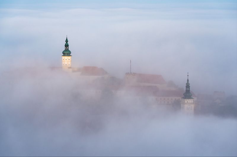 autumn, mikulov, morning, fog Autumn morning in Mikulov.photo preview