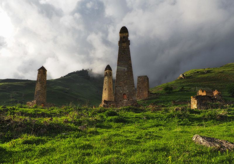 Кавказ, Ингушетия Ингушские башниphoto preview